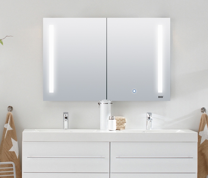 迪伸卫浴,专业生产铝合金浴室镜柜,铝合金镜柜,LED浴室镜柜,铝合金镜柜生产厂家